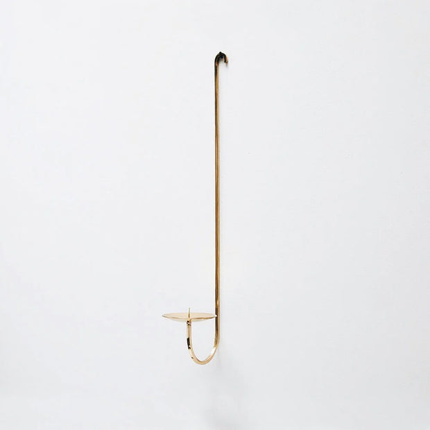 Brass Candle Sconce - Single
