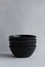 Simple Soup Bowl- Satin Black