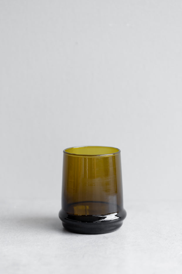 Ridged Glass Tumbler-Medium