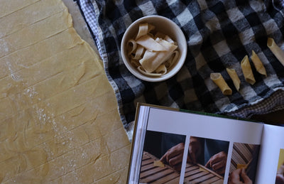 Notary makes pasta with the American Sfoglino