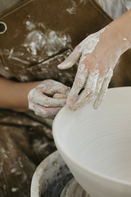 Ceramic Entree Bowl- Matte White