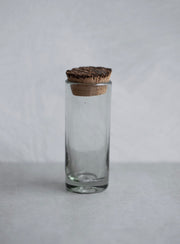 Handblown Glass Jar With Cork Top