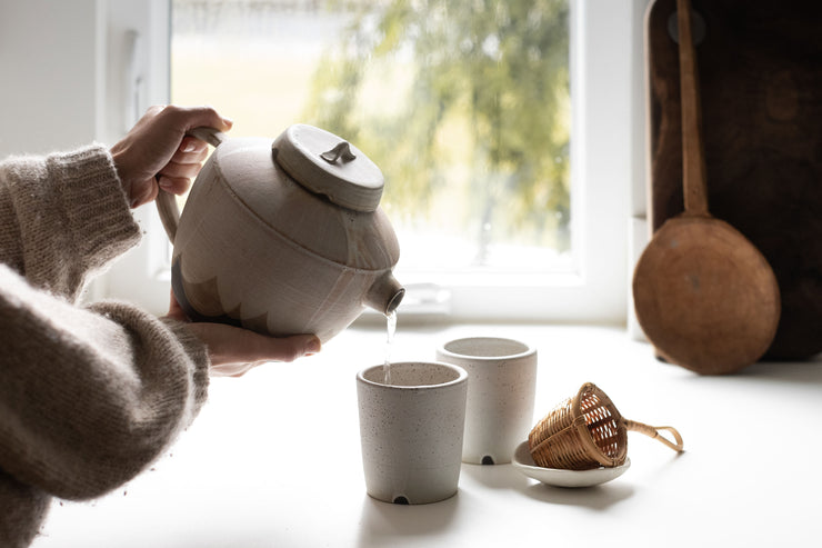 Matte Grey Tea Pot