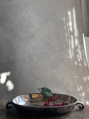 Silver Side Dish with Handle
