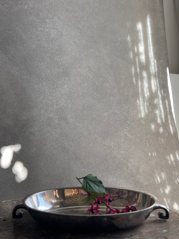 Silver Side Dish with Handle