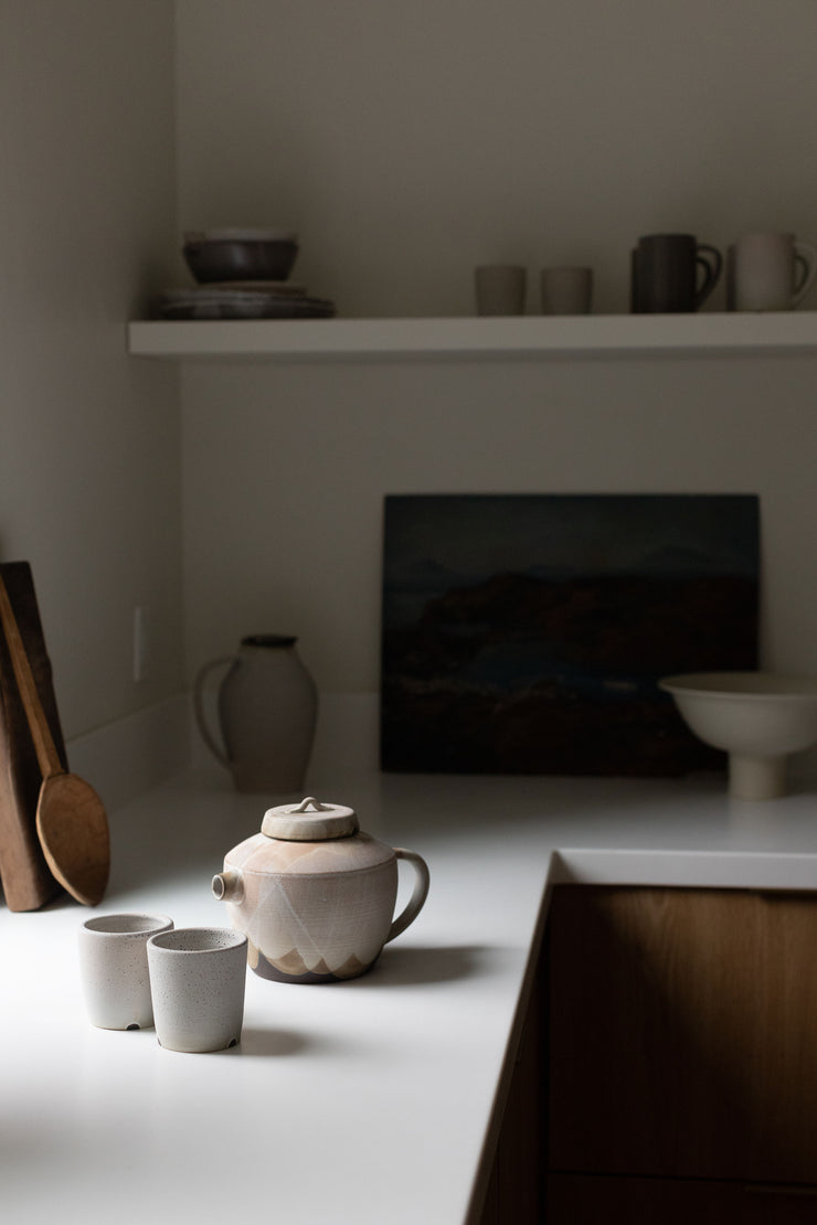 Matte Grey Tea Pot