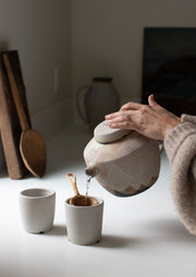 Matte Grey Tea Pot