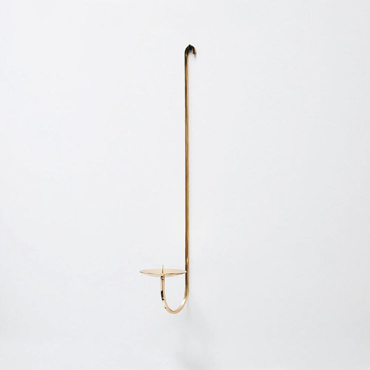 Brass Candle Sconce - Single