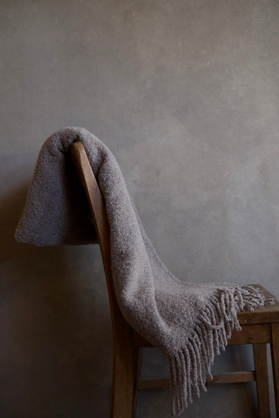 Boucle wool Blanket - Teddy