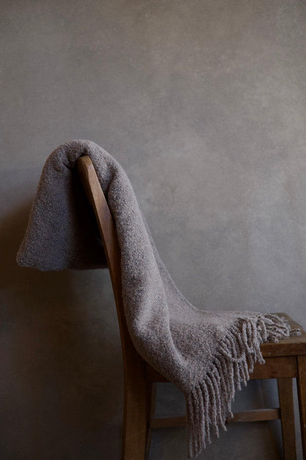 Boucle wool Blanket - Teddy