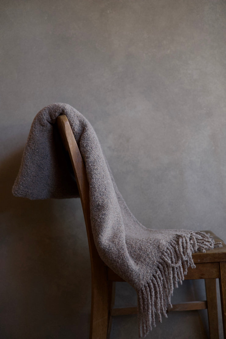 Boucle wool Blanket - Teddy