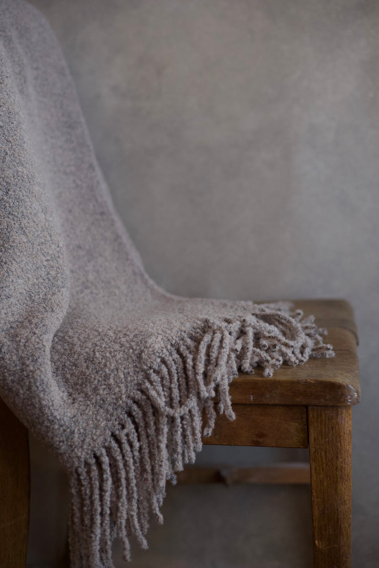 Boucle wool Blanket - Teddy