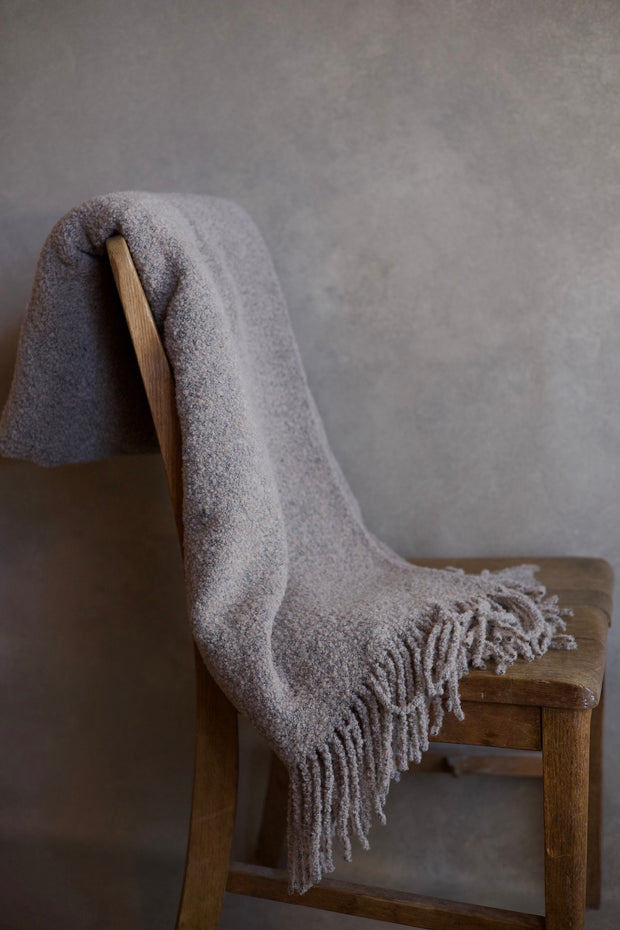 Boucle wool Blanket - Teddy