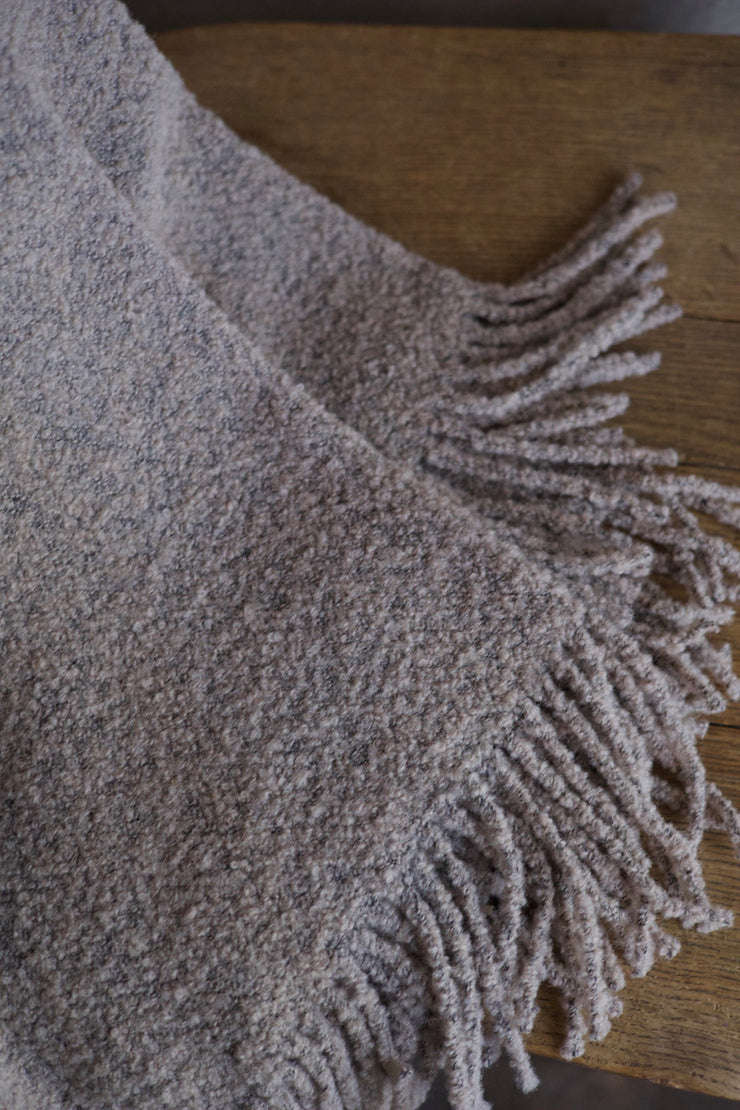 Boucle wool Blanket - Teddy
