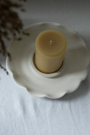 Ruffle Candle Plate