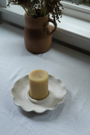 Ruffle Candle Plate