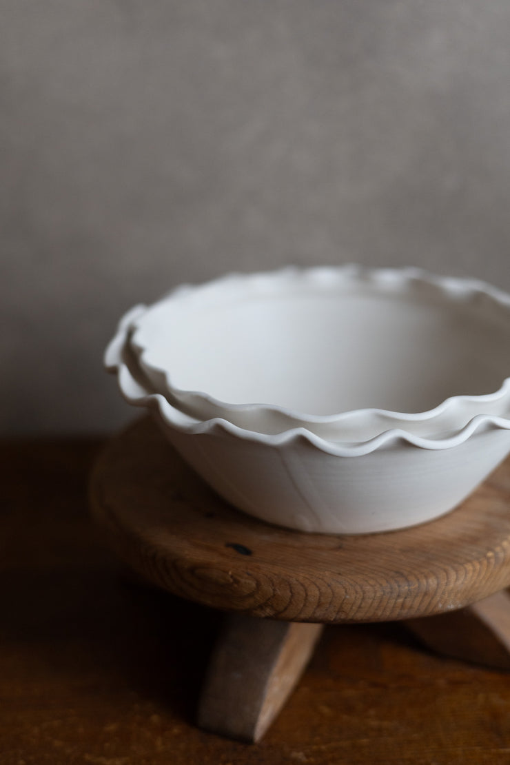 Double Ruffle Bowl