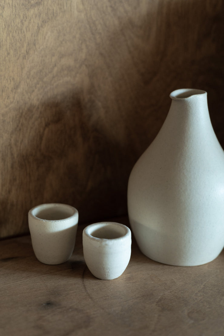 Round Sake Set - Sand