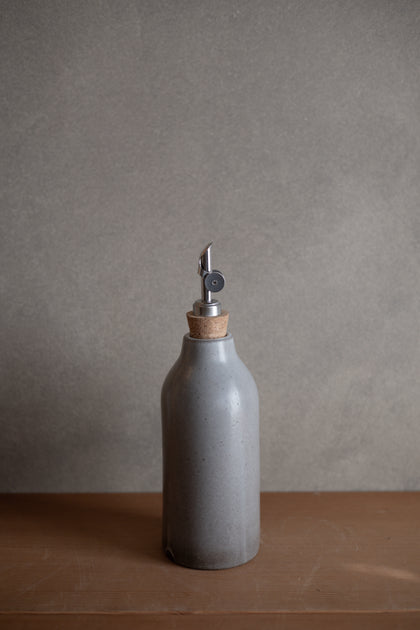 Ceramic Oil Cruet - Satin Stone