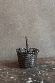 Little Silver Woven Basket
