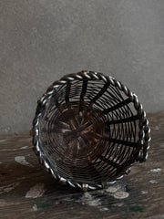 Little Silver Woven Basket