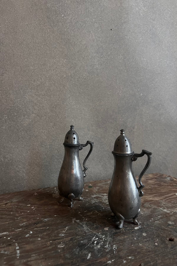 Pewter Salt and Pepper Shakers