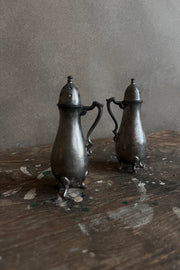 Pewter Salt and Pepper Shakers