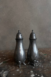Pewter Salt and Pepper Shakers