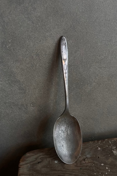 “A” Monogram Serving Spoon