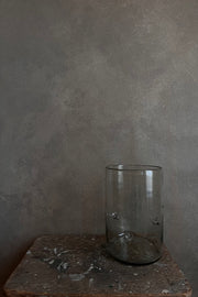 X Large Dimpled Glass Vase
