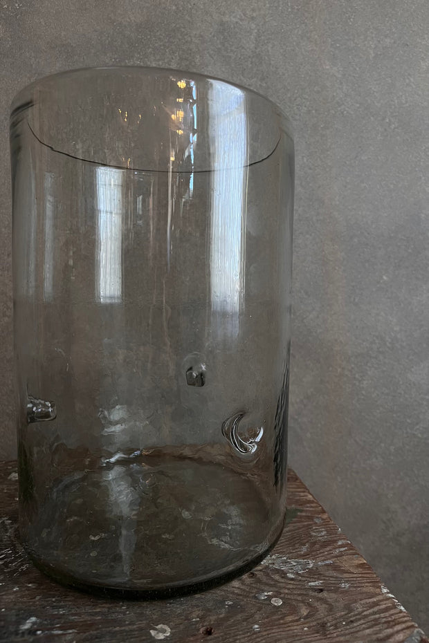 X Large Dimpled Glass Vase