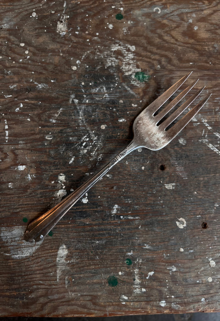 Assorted Silver Serving Forks