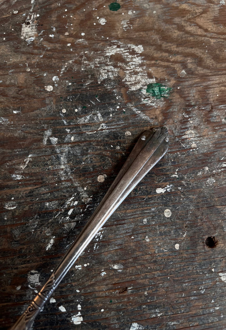 Assorted Silver Serving Forks