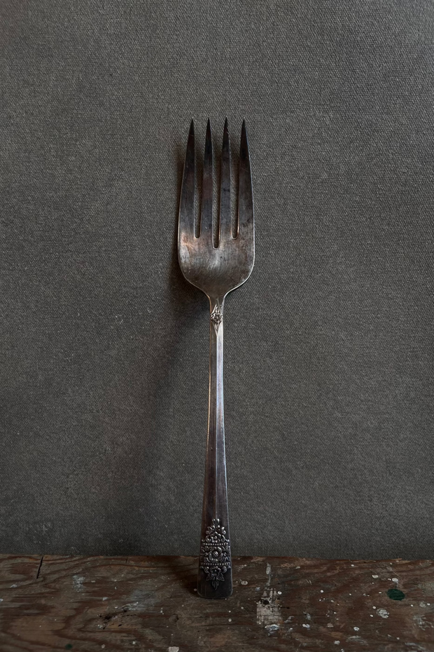 Assorted Silver Serving Forks