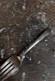 Assorted Silver Serving Forks