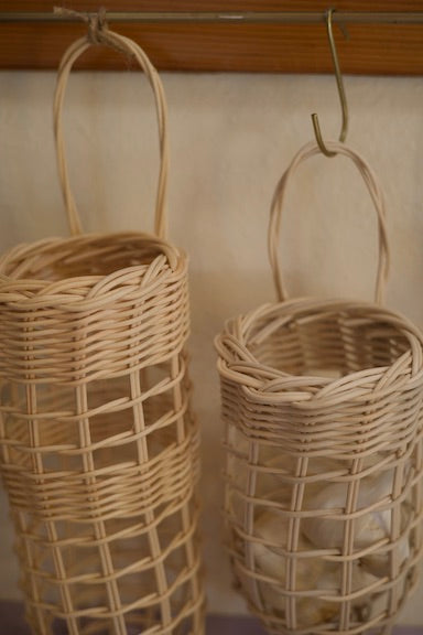 Woven Garlic Basket