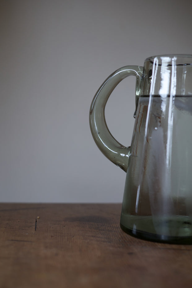 Handblown Glass Pitcher