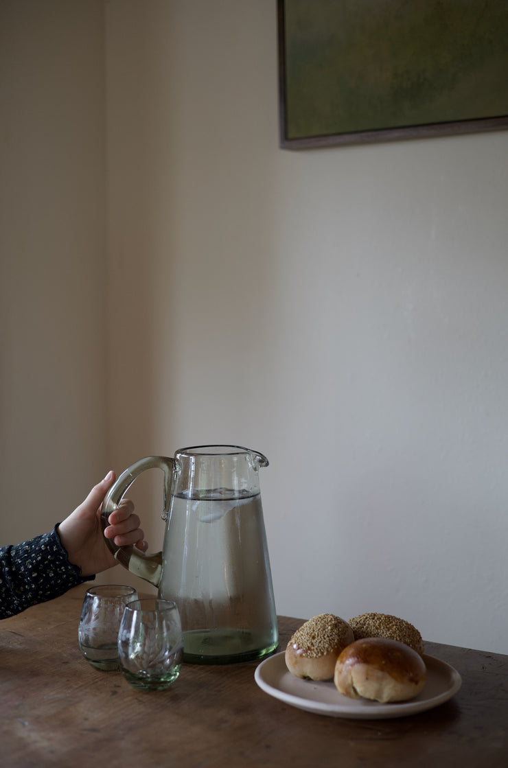 Handblown Glass Pitcher