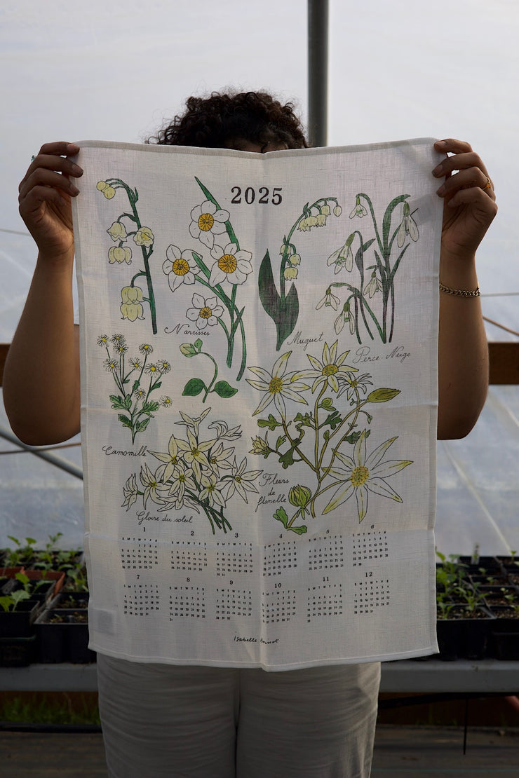 2025 Linen Flower Calendar