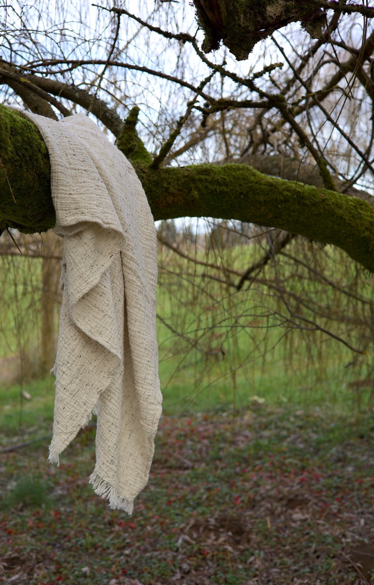 Pure Cotton Speckle Throw