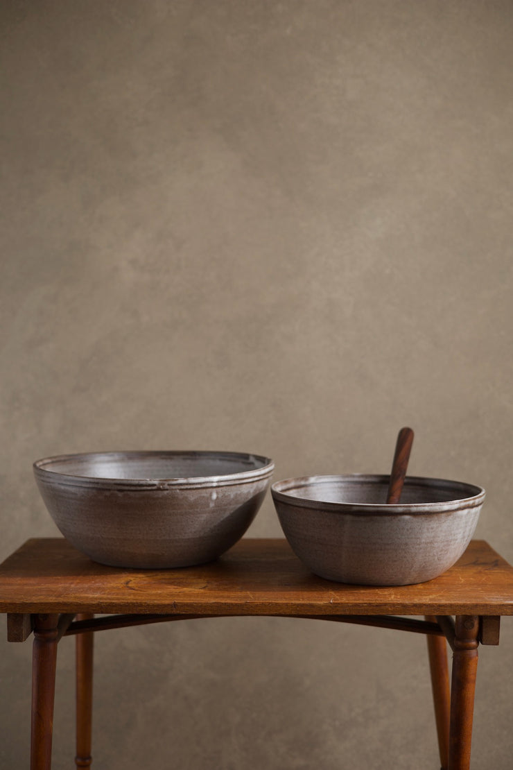 Stripe Nesting Bowl Set - Satin Stone