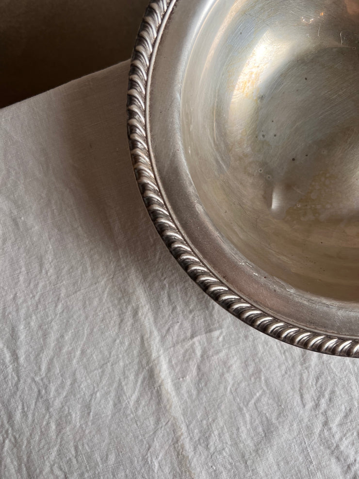 Silver Serving Bowl