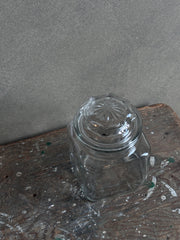 French Glass Lidded Vessle