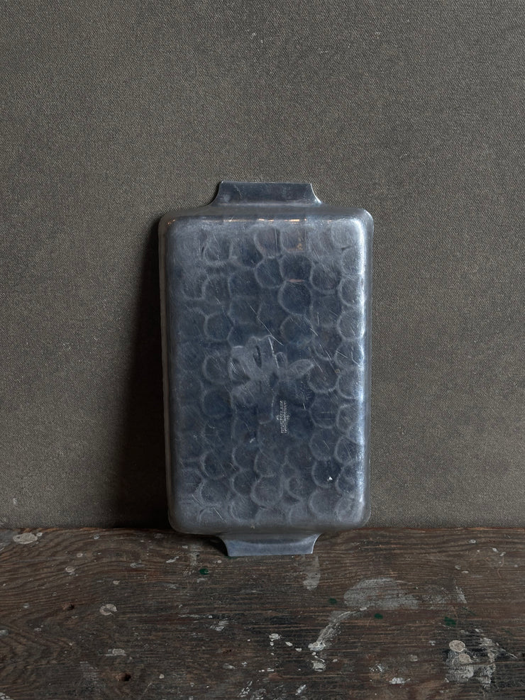 French Silver Tray - Floral Detail