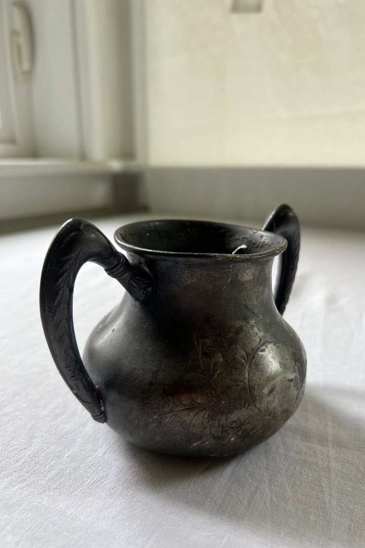 Silver Sugar Pot