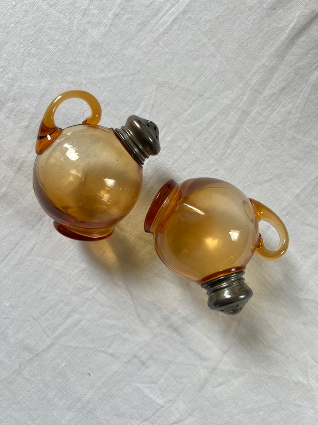 Glass Salt and Pepper Shakers