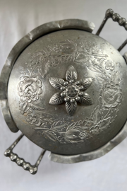 Floral Lidded Casserole Pot