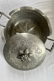 Floral Lidded Casserole Pot