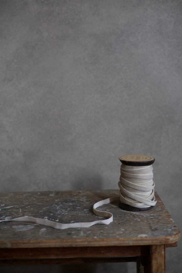 Ivory Velvet Ribbon