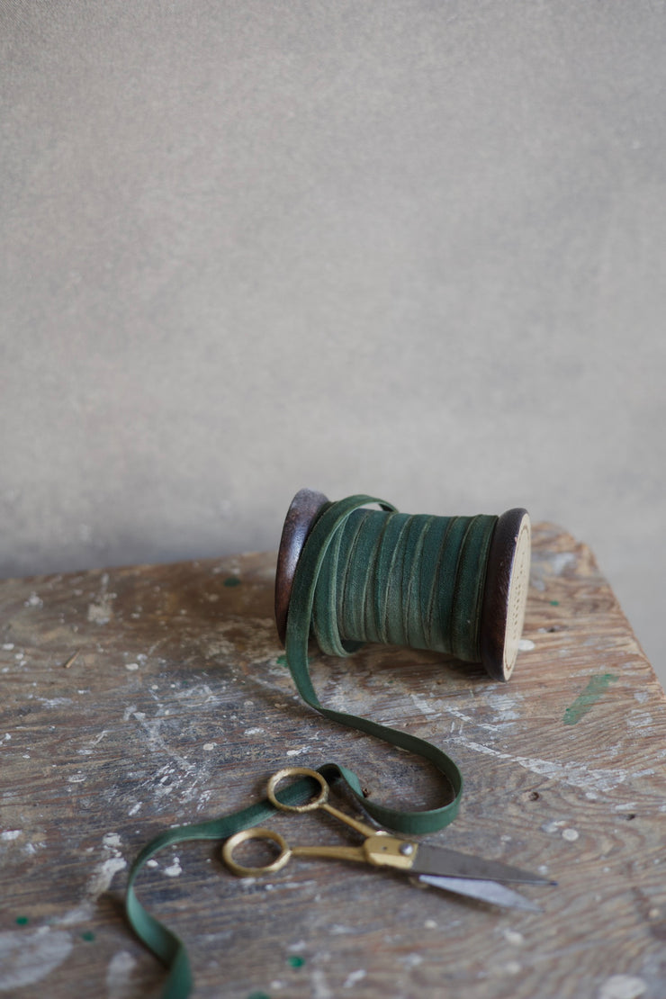 Olive Green Velvet Ribbon